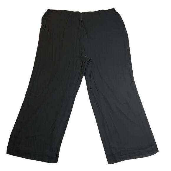 Soft Surroundings High Rise Wide Leg Pants Size 2X Classic Minimalist Office - Picture 2 of 13